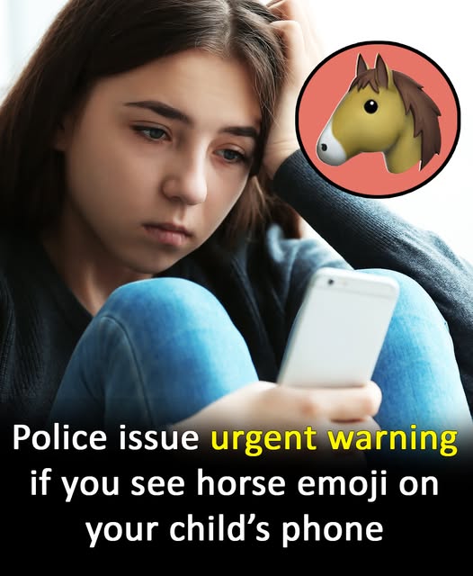Cops warn parents about the hidden meaning behind the horse emoji