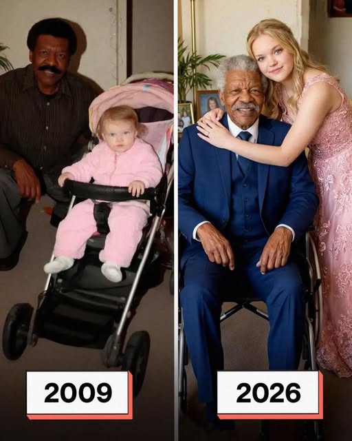 I Took My Wheelchair-Bound Grandpa to Prom After He Raised Me Alone – When a Classmate Made Fun of Him, What He Said into the Mic Made the Whole Gym Go Silent!