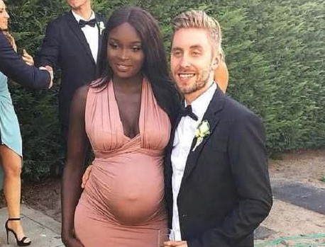 The dark-skinned model got married to a blue-eyed blonde