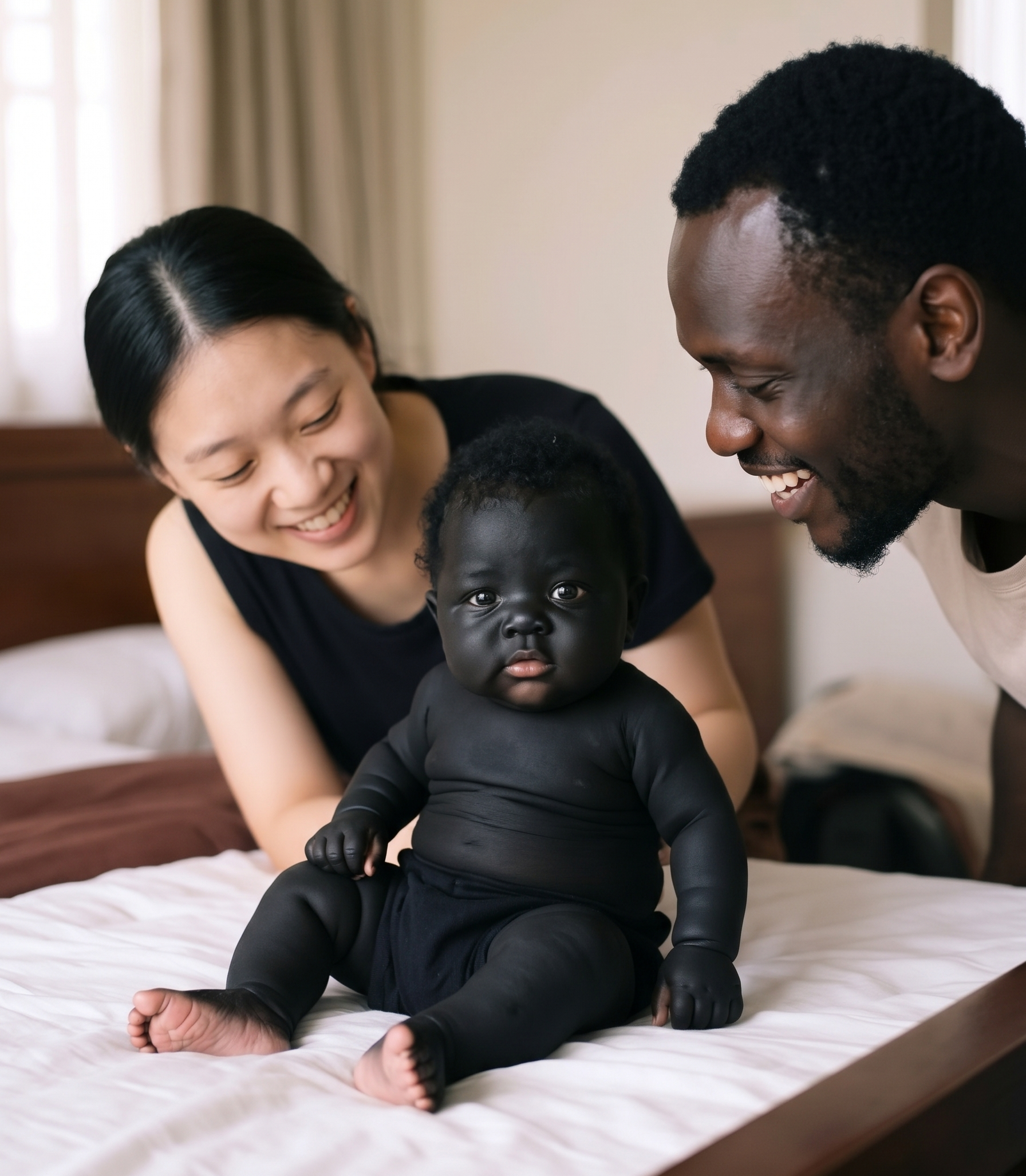 The first Chinese baby with In