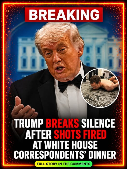 Trump speaks out after shots are fir