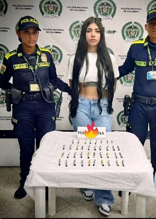 They caught this young woman in…