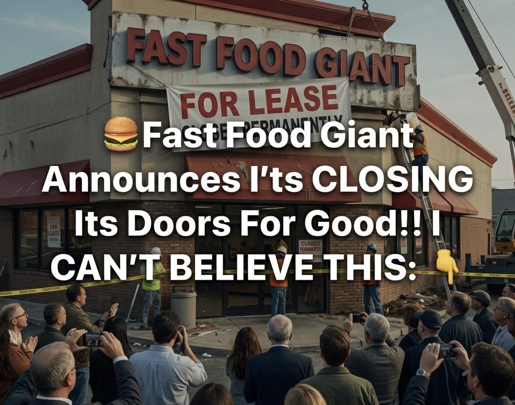 Fast Food Giant Announces I’ts CLOSING Its Doors For Good! !I!CAN’T BELIEVE THIS..