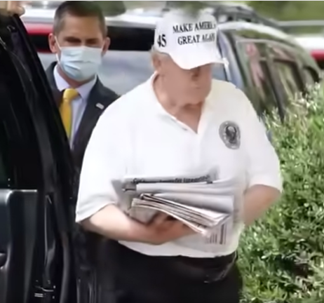 Late-Night Trump Sighting Raises More Questions Than Answers