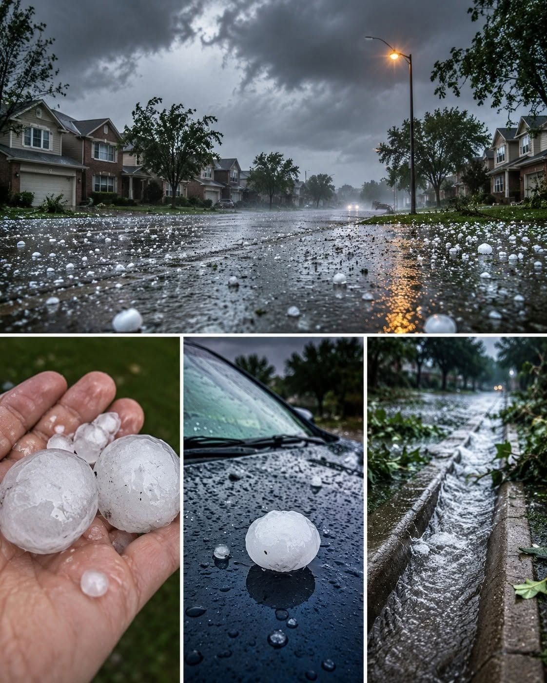 Strong Hailstorm Leaves S-town Dealing